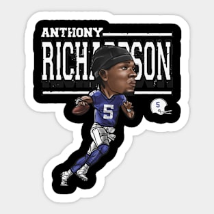 Anthony Richardson Indianapolis Cartoon Sticker